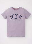 Everyday Girls NYC Single T-Shirt - Lilac, Lilac, Size Age: 10 Years