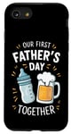 Coque pour iPhone SE (2020) / 7 / 8 Notre première fête des pères ensemble, un nouveau père drôle, des hommes, un nouveau père