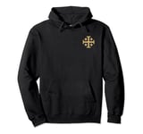 JERUSALEM CROSS FIVE-FOLD CROSS KNIGHT'S TEMPLAR Pullover Hoodie