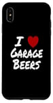 Coque pour iPhone XS Max I Heart (Love) Garage Bières Weekend Relaxation Man Cave