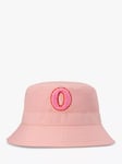 Small Stuff Kids' Intial Bucket Hat,  Pink/Multi