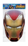 Iron Man Marvel Infinity War Mask Single 2d Card Party Face Mask