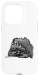 Coque pour iPhone 15 Pro Locomotive à vapeur Train Train Train Big-Boy Train 4014