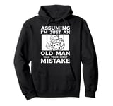 Assuming Im Just An Old Man Dice Game Farkle Pullover Hoodie