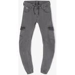 Pantalon enfant Le Temps des Cerises  Pantalon tobati tapered arqué anthracite