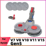 Electric Mop Head Attachment for Dyson V7 V8 V10 V11 V15-Gen5 Vacuum Cleaners