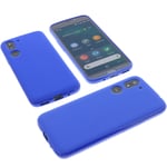 Cover for Doro 8050 Bag Protection Phone Case TPU Rubber Blue