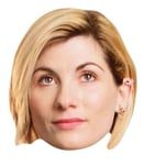 13th Doctor Who Jodie Whittaker Official Single 2D Card Party Face Mask