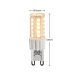 Arcchio 2-kantainen LED-lamppu G9 3,5W 827 4 kpl