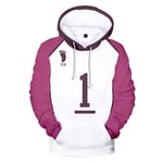 Video Game Cosplay Hoodie Movie Fans Zip Jacket Unisex HD 3D Print Colourful Anime Pullover Hooded Oversize Men's Women's Manga Hoody Teens Novelty Street Sweatshirt,White,M