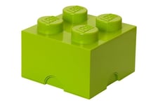 LEGO Storage Brick 4 - opbevaringsboks - limegrøn