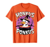 Honkus Ponkus Funny Duck Witch Halloween Magic T-Shirt