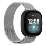 Armband Milanese Fitbit Sense/Versa 3 Silver