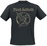 Black Sabbath Demon Fire Circle T-Shirt black