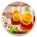 2 x Vinyl Stickers 20cm - Iced Tea Lemonade Ice Drink Cafe Cool Gift #16543