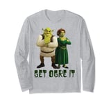 Shrek Fiona & Shrek Get Ogre It Text Poster Manche Longue