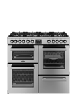 Belling Cookcentre 100cm Induction Hob Range Cooker, Stainless