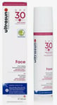 ULTRASUN Face- Moisturising, Anti-Ageing Sun Protection SPF30 100ml New