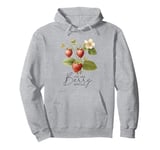 You Are Berry Special Vintage Strawberry Pun Valentine Pullover Hoodie