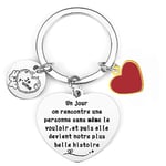 Lumengqi Cadeau Couple Porte Clé Cadeau Saint Valentin Homme Femme Idee Cadeau Couple Cadeaux St Valentin Original Porte Clef Couple Cadeau Anniversaire Homme Femme Personnalisée Cadeau Couple