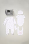 Rock A Bye Baby Girl Cotton 5-Piece Gift Set - White - Size 3-6M