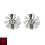 Ventilateur de refroidissement CF1015H12D FD10015M12D,pour Sapphire jas470 jas590 jas580 jas480 jas570 NITRO,édition spéciale - Type white 2-Fan Red-LED