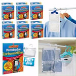 1 - 24 X Hanging Wardrobe Dehumidifier Damp Mould Mildew Moisture Condensation