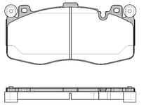 Bromsbelägg Remsa - BMW - X5, X6 m