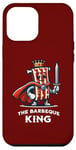 Coque pour iPhone 12 Pro Max Barbeque King Citation humoristique pour les amateurs de barbecue