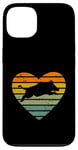 iPhone 13 I Love Wild Boars Retro Heart Hunter Boar Case