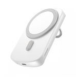 Joyroom induktiv powerbank 6000mAh med ring och stativ upp till 20W vit (JR-W030)