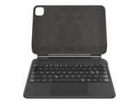 Belkin Pro - Clavier et étui (étui de protection) - avec socle magnétique - avec trackpad - rétroéclairé - sans fil - Bluetooth - pour Apple 11-inch iPad Pro (M4)