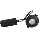 Downlight Low Profile ECO LED 6W 450 lumen, 4000K, rund, matt svart