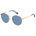 Lunettes de soleil enfant Polaroid  PLD 8039/S Lunettes de soleil, Or/Bleu, 49 mm