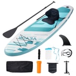 VEVOR Paddle Gonflable Planche à Pagaie SUP Debout 304,8 cm Long avec Siège