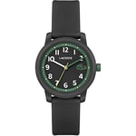 Lacoste Montre Analogique à Quartz pour Enfants avec Bracelet en Silicone Noir - 2030042