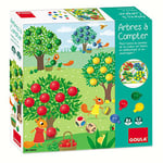 Goula - Arbres à compter - Jeu de plateau pour enfant - Jeu éducatif pour apprendre le calcul et les couleurs - Dès 3 ans - 2 à 4 joueurs