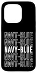 Coque pour iPhone 15 Pro Bleu marine