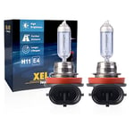 XELORD H11 60/55W 12V Halogènes Ampoules Pour Phares De Voiture,Certification E-Mark (2 pièces)