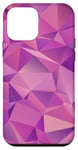 Coque pour iPhone 12 mini Simple Abstrait Violet Abstrait Triangle