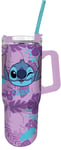 Stitch - Purple Flower - Mug De Voyage Xxl - Format 1,16 L