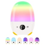 LED Night Light Children, Press Bedside Lamp with Alarm Clock  USB6759