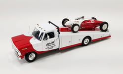 ACME 1970 Ford F-350 Ramp Truck So-Cal Speed Shop + So-Cal Belly Tanker 1/18