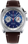 Alpina Watch Startimer Pilot Heritage Chronograph Blue