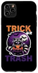 Coque pour iPhone 11 Pro Max Trick or rather Trash, Costume drôle de raton laveur 2024 Halloween