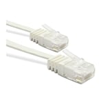 Câble Ethernet RJ45 cat 6a mâle/mâle droit plat - ftp 10 m