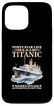 Coque pour iPhone 13 Pro Max Titanic Expert – White Starline RMS Titanic Garçons Filles