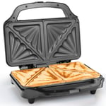 XL Deep Fill Toastie Sandwich Toaster Maker Machine 2 Slice Non-Stick Plate 900W