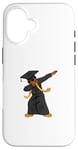 iPhone 16 Graduate-Black-Man Dabbing Case