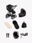 egg3 Pushchair, Carrycot & Accessories with Egg Shell Car Seat and Base Luxury Bundle